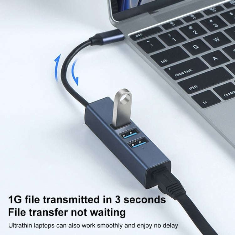 RDS 6307-2 USB to USB3.0 + Triple USB2.0 4 in 1 HUB Adapter, 6307-2