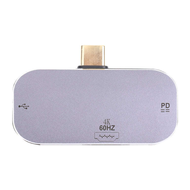 3 in 1 USB-C / Type-C Male to USB-C / Type-C Charging + USB + 4K 60Hz HDMI Female Adapter, USB-C ...