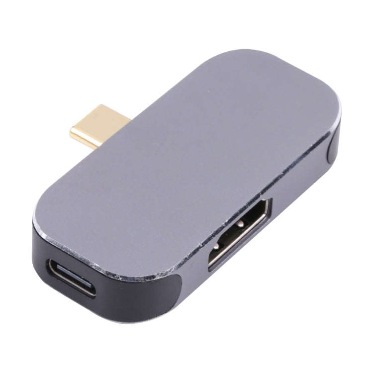 3 in 1 USB-C / Type-C Male to USB-C / Type-C Charging + USB + 4K 60Hz HDMI Female Adapter, USB-C ...
