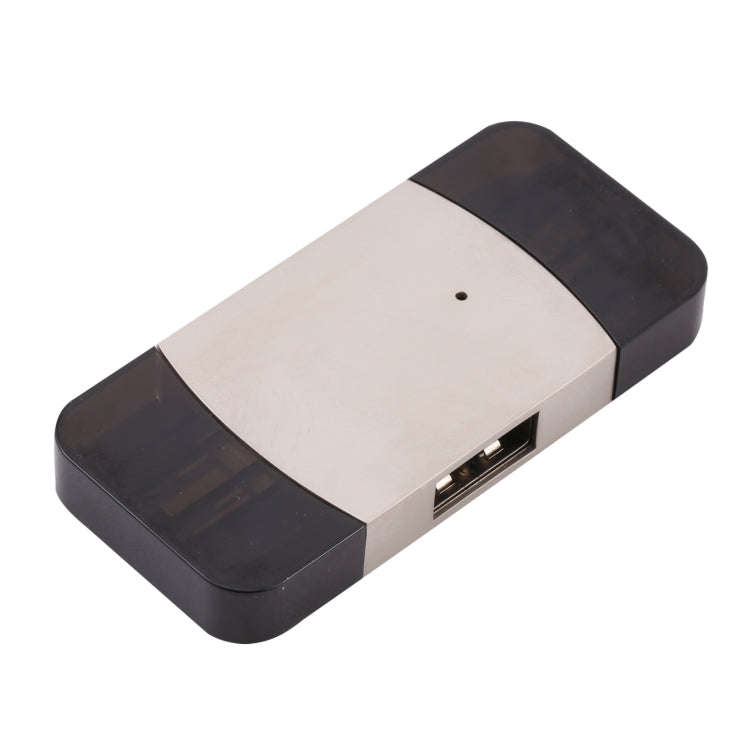 4 In 1 Type-C / USB-C + 8 Pin + Dual USB Multi-function Adapter with Dual OTG Function, 4 In 1