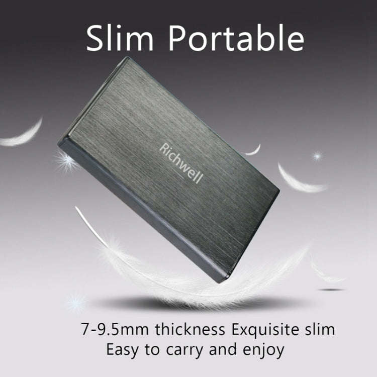 Richwell SATA R23-SATA-2TB 2TB 2.5 inch USB3.0 Interface Mobile Hard Disk Drive, 2TB