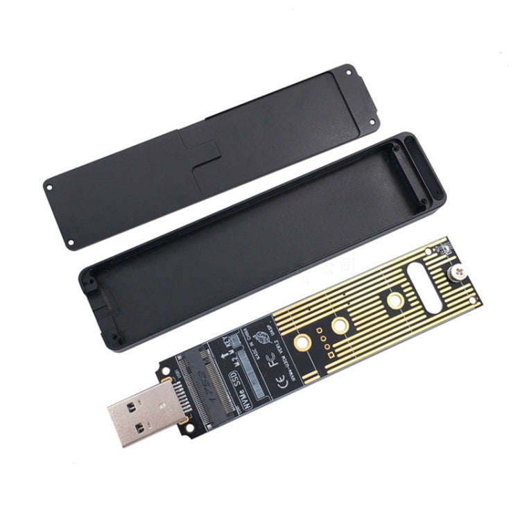 MSA7780 M.2 NVME PCI-E SSD to USB 3.1 Type-A Plug-in HDD Enclosure, NGFF to USB Type-A HDD