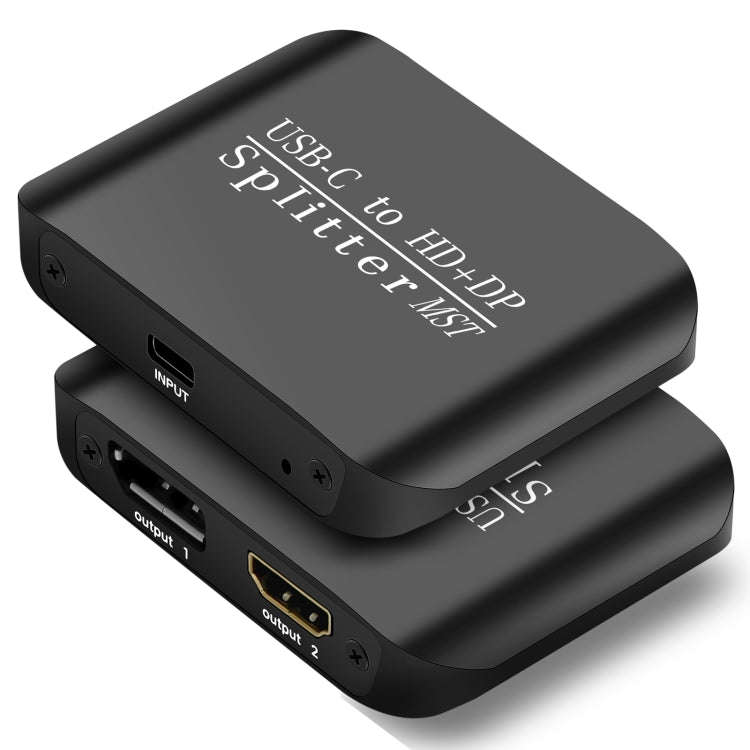 NK-E60 Type-C / USB-C To HDMI, DP DisplayPort Splitter MST Monitor Switcher, NK-E60