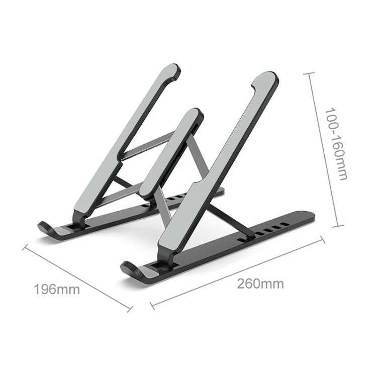 Laptop Stand Desktop Raise Bracket Cooling Base Lifting Holder Foldable, Pro-8