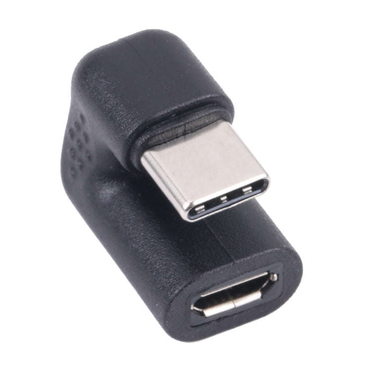 U-shaped USB-C / Type-C Male to Micro USB Female Adapter, Type-C to Micro USB