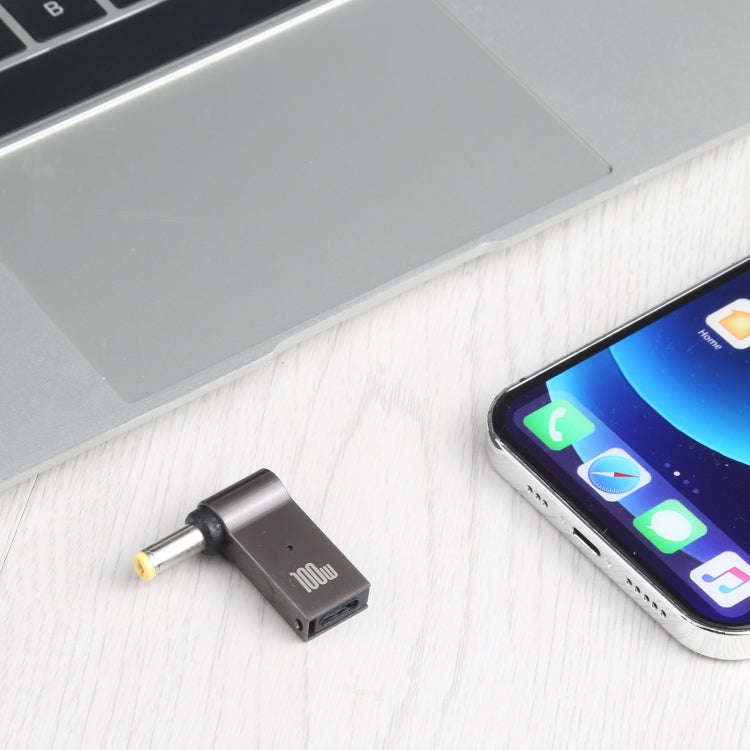 100W USB-C / Type-C Female to DC 5.5x1.7mm Male Computer Charging Adapter for Acer, Type-C Female...