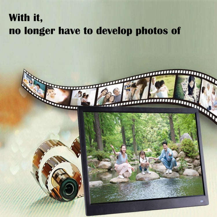 15.6 inch FHD LED Display Digital Photo Frame with Holder & Remote Control, MSTAR V53 Program, Su...
