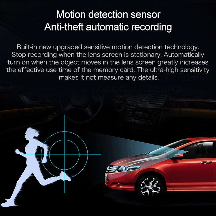 Mini Car DVR Camera Recorder 2.0 inch LCD Screen HD 1080P 170 Degrees Wide Angle Viewing, Support...