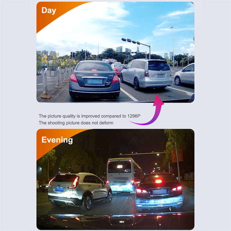 U06 2K Ultra HD Night Vision WiFi Car Driving Recorder Support Mobile APP, U06