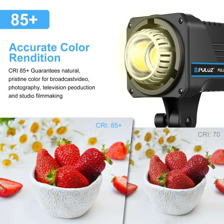 PULUZ 120W Photo Studio Strobe Flash Light Kit with Softbox Reflector & Tripod, 120W 2700K-6500K ...