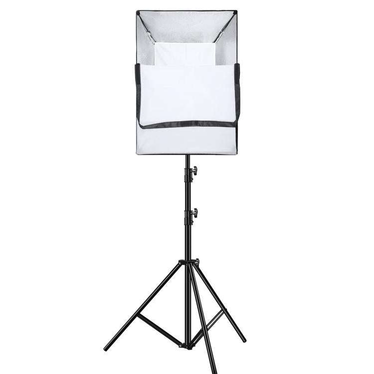 PULUZ 120W Photo Studio Strobe Flash Light Kit with Softbox Reflector & Tripod, Rectangle 120W 27...