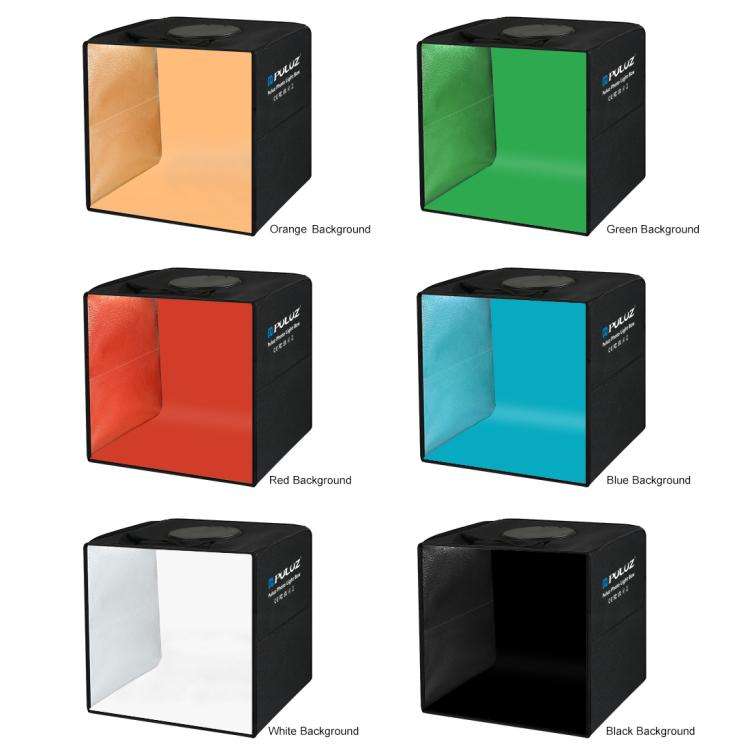 PULUZ 30cm Folding Ring Light Photo Lighting Studio Shooting Tent Box with Shadowless Light Panel...