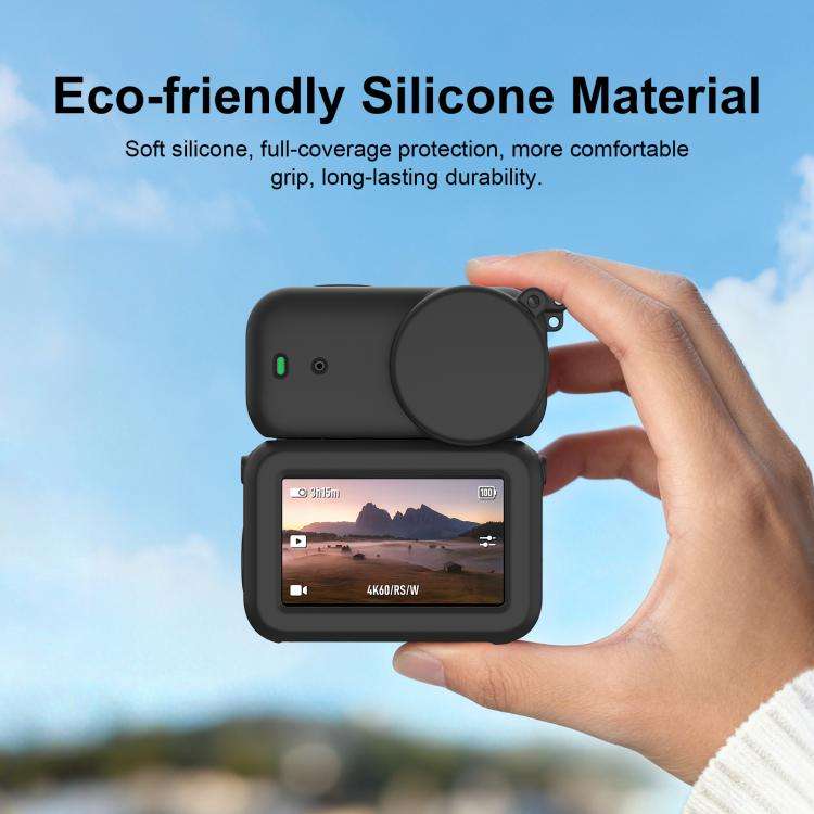 For DJI Osmo Nano Transmission Module & Lens & Body 3 in 1 Silicone Protective Cover, For DJI Osm...