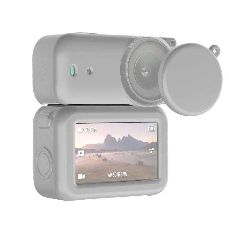 For DJI Osmo Nano Transmission Module & Lens & Body 3 in 1 Silicone Protective Cover, For DJI Osm...