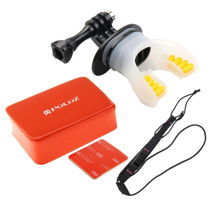 6 in 1 PULUZ Surfing Fixed Braces Connecting Mount Set for GoPro, Insta360, DJI and Other Action ...