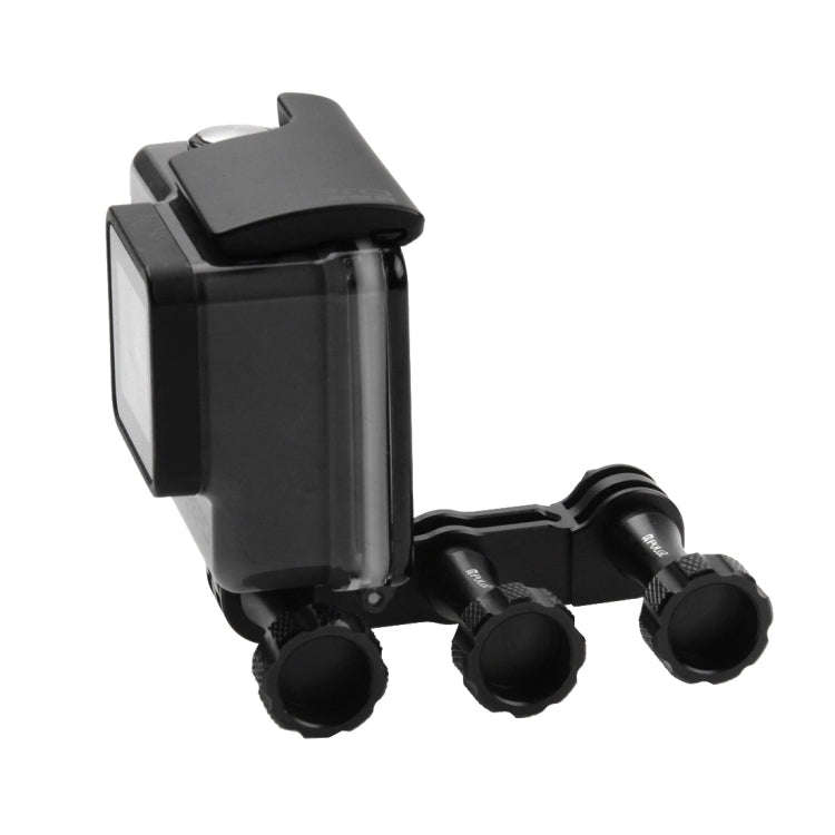 PULUZ CNC Aluminum Multi-functional Connection Mount with 3 Long Screws & Wrench for GoPro, Insta...