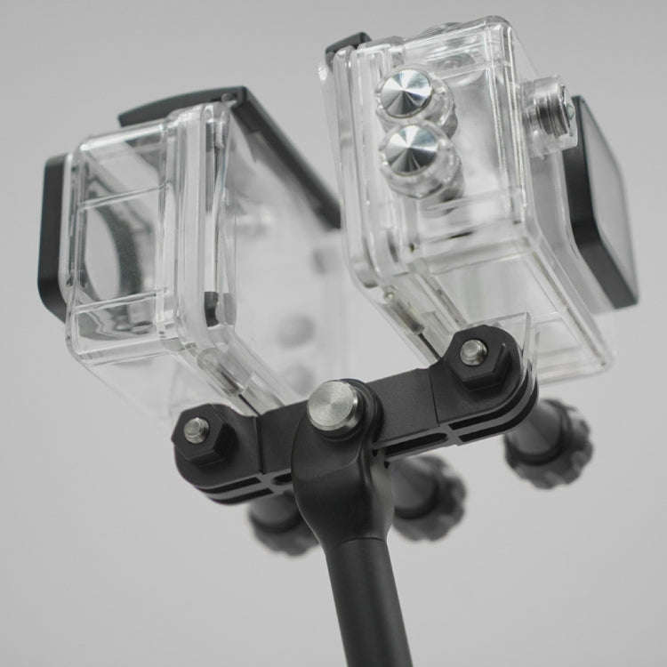 PULUZ CNC Aluminum Multi-functional Connection Mount with 3 Long Screws & Wrench for GoPro, Insta...