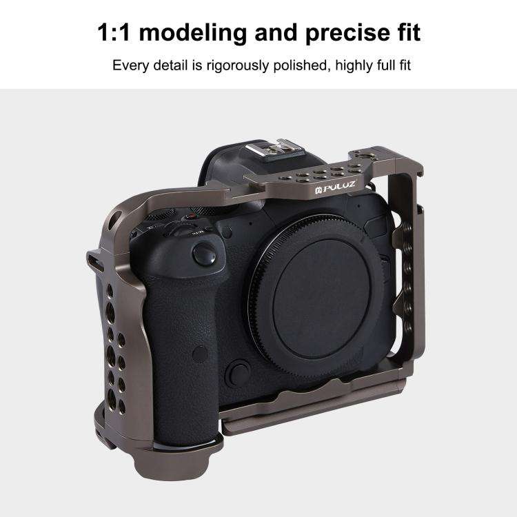 PULUZ Video Camera Cage Stabilizer for Canon EOS R5 / R5C / EOS R6 / R6 II, without Handle, For C...