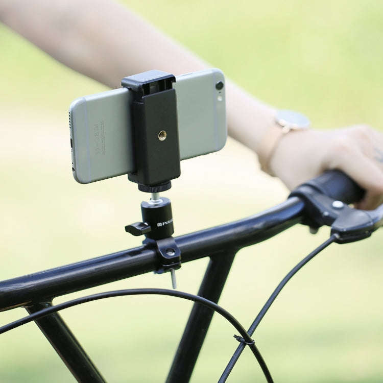 PULUZ Bike Aluminum Handlebar Tripod Ball Head Adapter Mount for GoPro HERO10 Black / HERO9 Black...