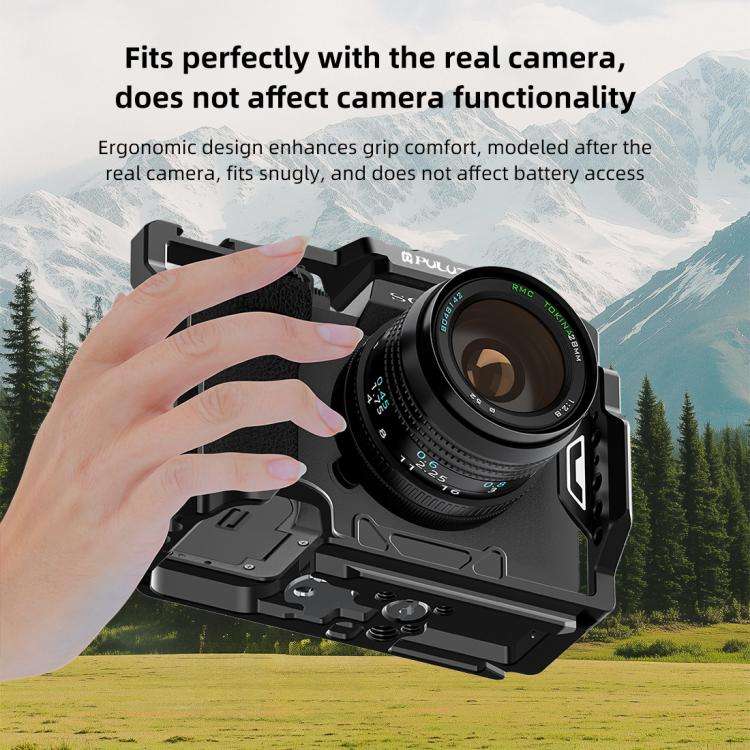 PULUZ Metal Camera Cage Stabilizer Rig for Sony A7 IV / ILCE-7M4 / A7M4 / A7M3 / A7R3  / A7R III ...