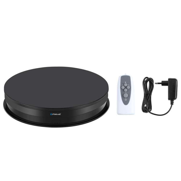 PULUZ 30cm Adjusting Speed Rotating Turntable Display Stand, Load 10-15kg, EU Plug, 30cm Load 10-...