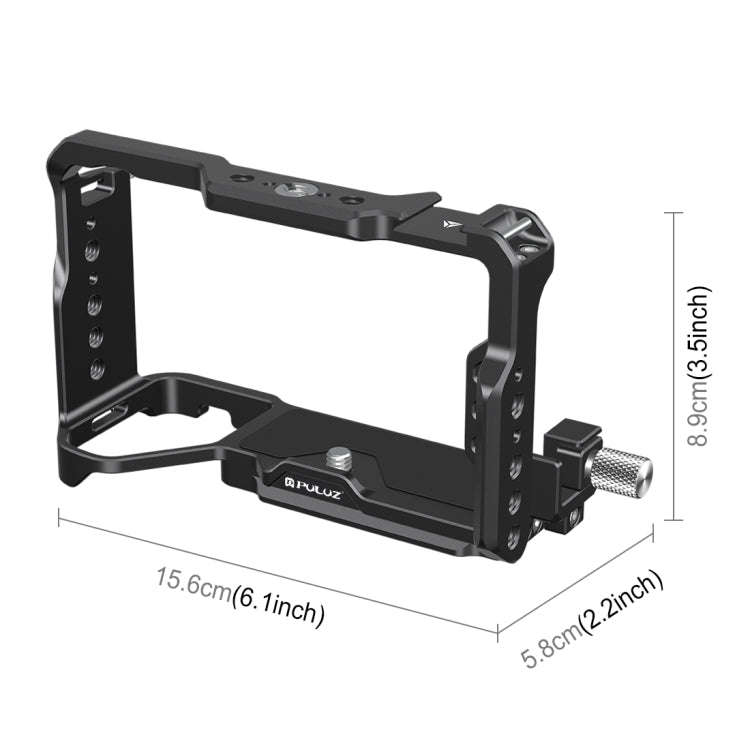 For Sony ILCE-A7CM2 / Alpha 7C II / Alpha 7CR PULUZ Metal Camera Cage Stabilizer Rig, For Sony IL...