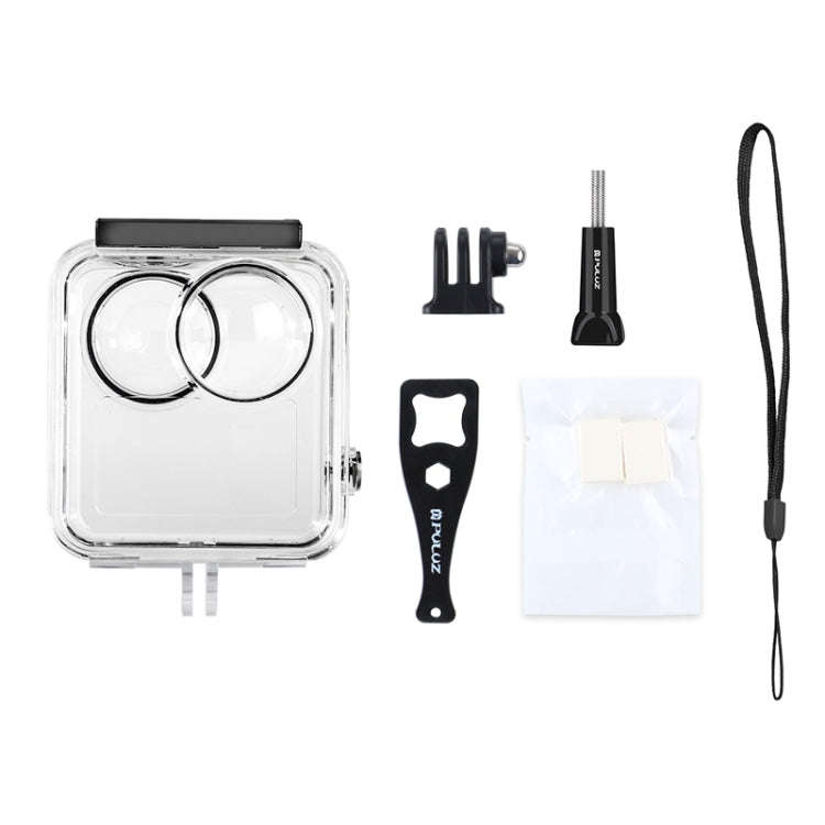 PULUZ 45m Underwater Waterproof Housing Diving Case for GoPro MAX, with Buckle Basic Mount & Scre...