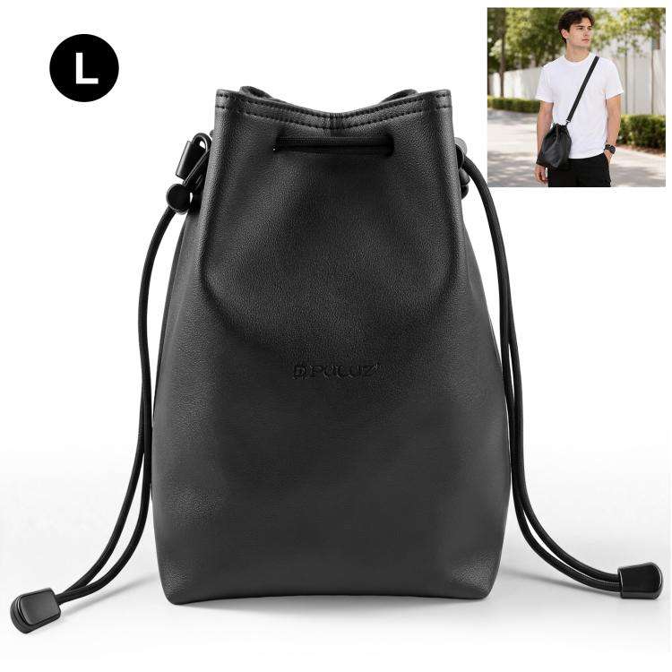 PULUZ Camera Protective Inner Bag Thick Padded Carrying Pouch with Shoulder Strap for Mirrorless ...