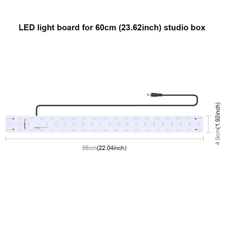 PULUZ 30W 1690LM 60 LEDs SMD 5730 5500K Aluminum Base Light Panel for 60cm Studio Tent, 30W Light...