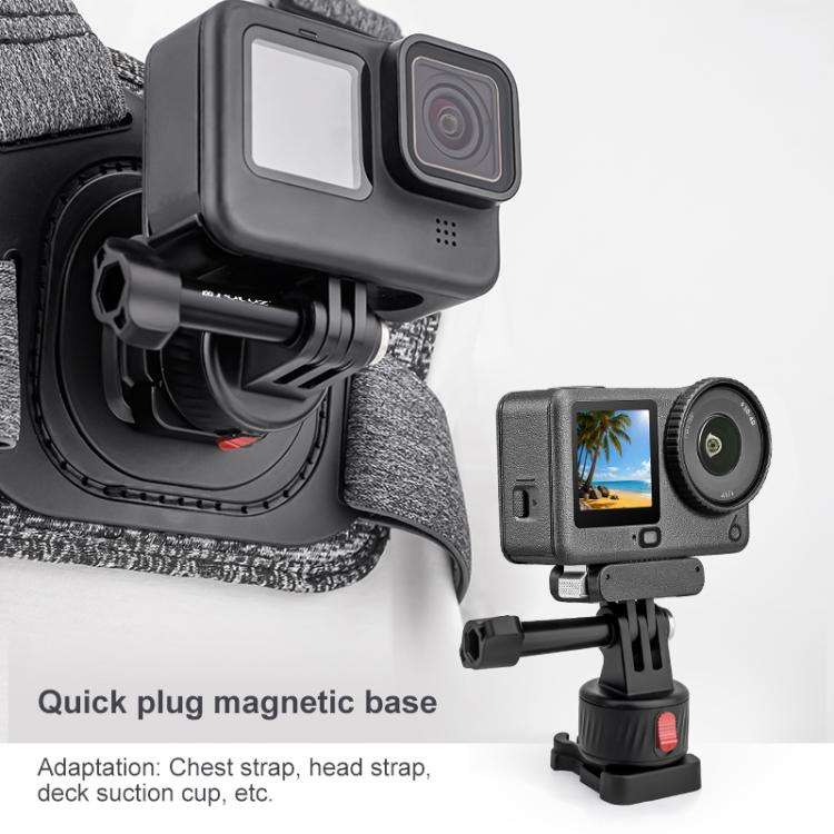 PULUZ Action Camera Quick Release Magnetic Base Adapter, Quick Release Magnetic Base