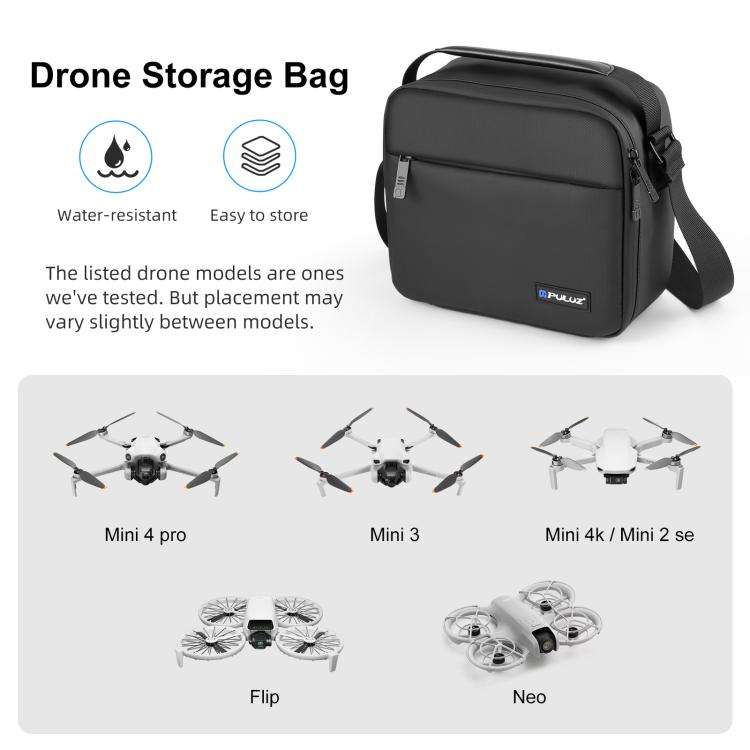 PULUZ Portable Carry Bag Single Shoulder Storage Bag for DJI Mini Series Drone / DJI Osmo Pocket ...
