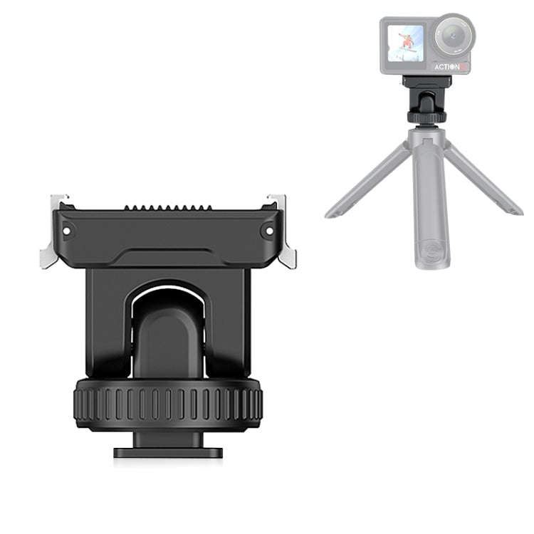 For DJI Osmo Action 5 Pro / 4 / 3 PULUZ Cold Shoe Gimbal Quick Release Base Adapter, For DJI Osmo...
