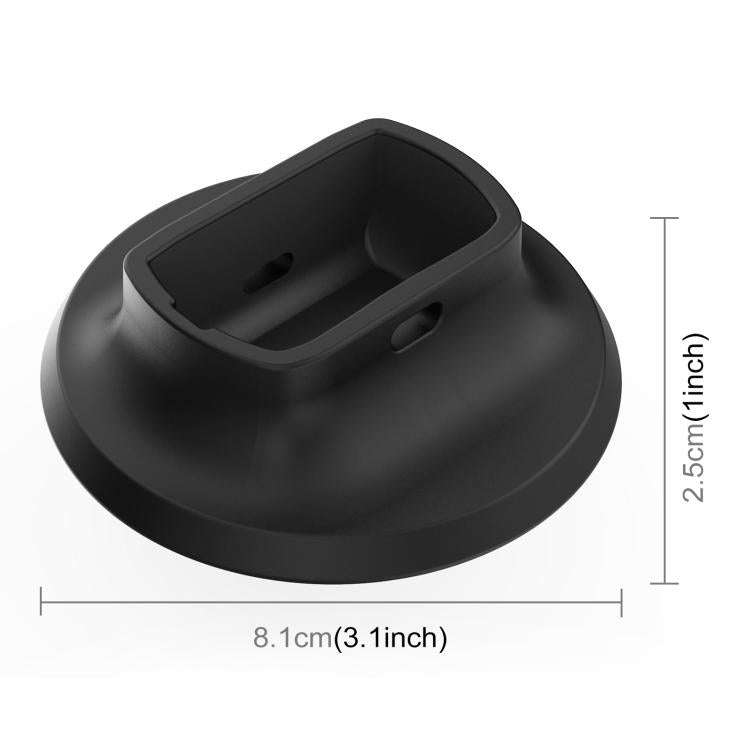 For Insta360 X5 PULUZ Silicone Dock Desktop Adhesive Base Bracket, Silicone Dock Base