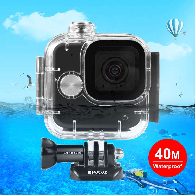For GoPro Hero11 Mini Black PULUZ 40m Waterproof Housing Protective Case with Buckle Basic Mount ...