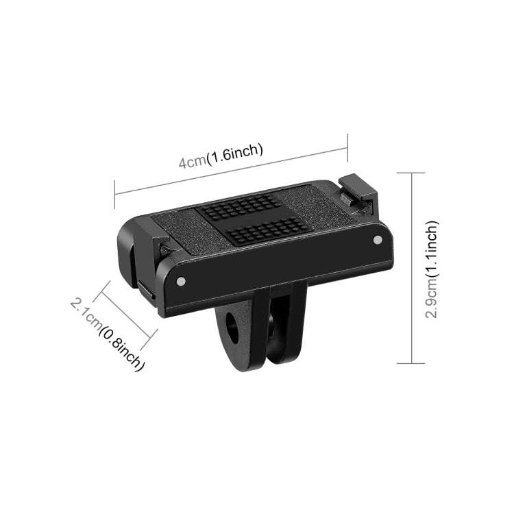 For DJI Osmo Action 4 / 3 PULUZ Magnetic Quick Release Base Expansion Mount, For DJI Osmo Action ...