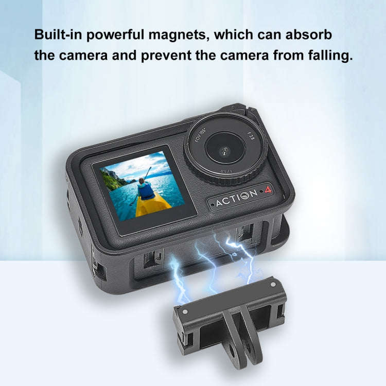For DJI Osmo Action 4 / 3 PULUZ Magnetic Quick Release Base Expansion Mount, For DJI Osmo Action ...