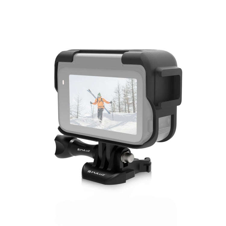 For Insta360 Ace Pro PULUZ Plastic Cage Expansion Adapter Frame with Cold Shoe Base, For Insta360...