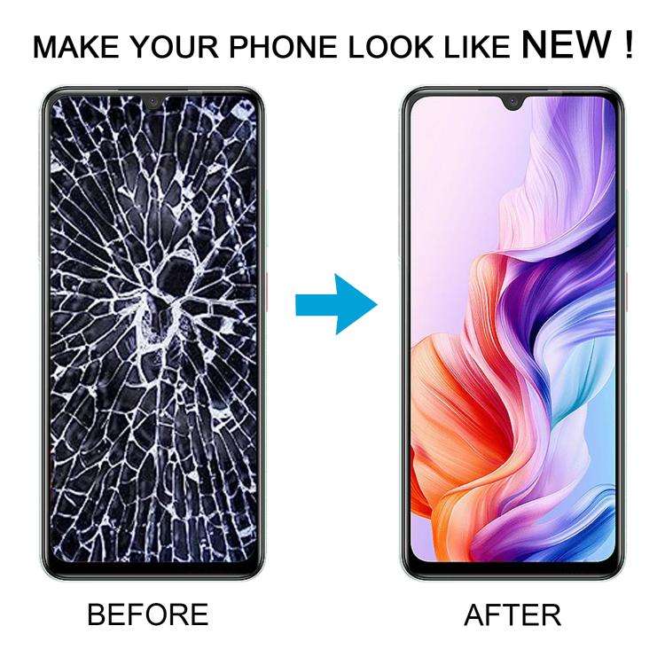 For ZTE Blade V70 Max LCD Screen Digitizer Full Assembly with Frame, For ZTE Blade V70 Max