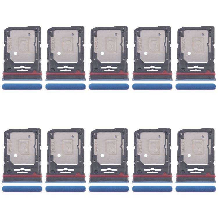 For Motorola Edge 60 10pcs Original SIM Card Tray + SIM Card Tray + Micro SD Card Tray, For Motor...