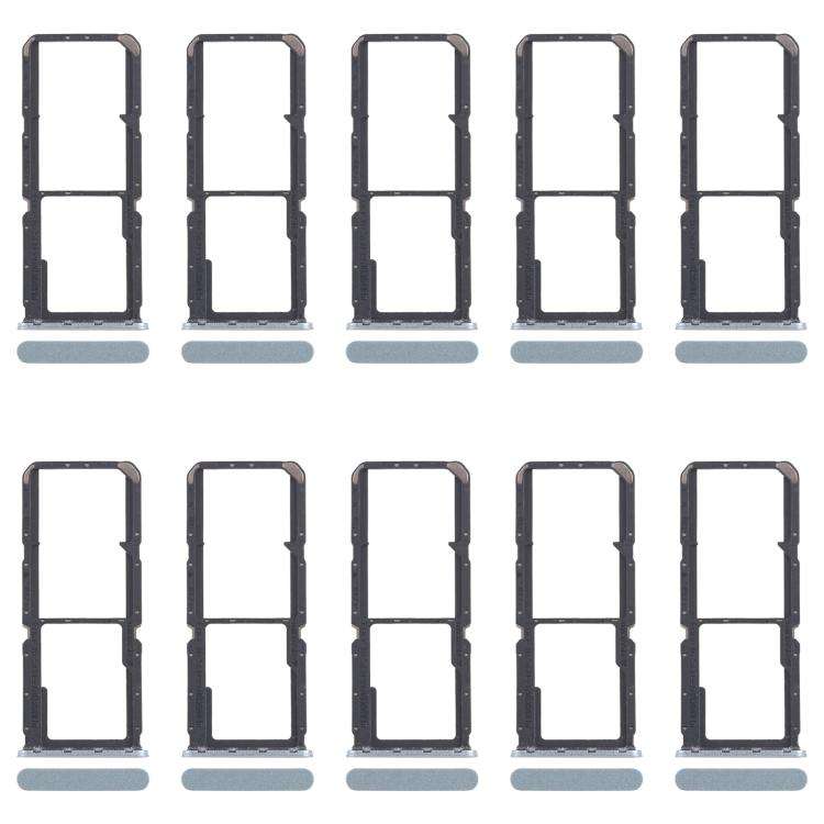 For OPPO A60 4G CPH2631 10pcs Original SIM Card Tray + SIM Card Tray + Micro SD Card Tray, For OP...