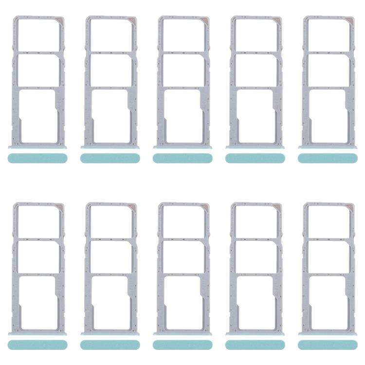 For Realme C51s CPH2641 10pcs Original SIM Card Tray + SIM Card Tray + Micro SD Card Tray, For Re...