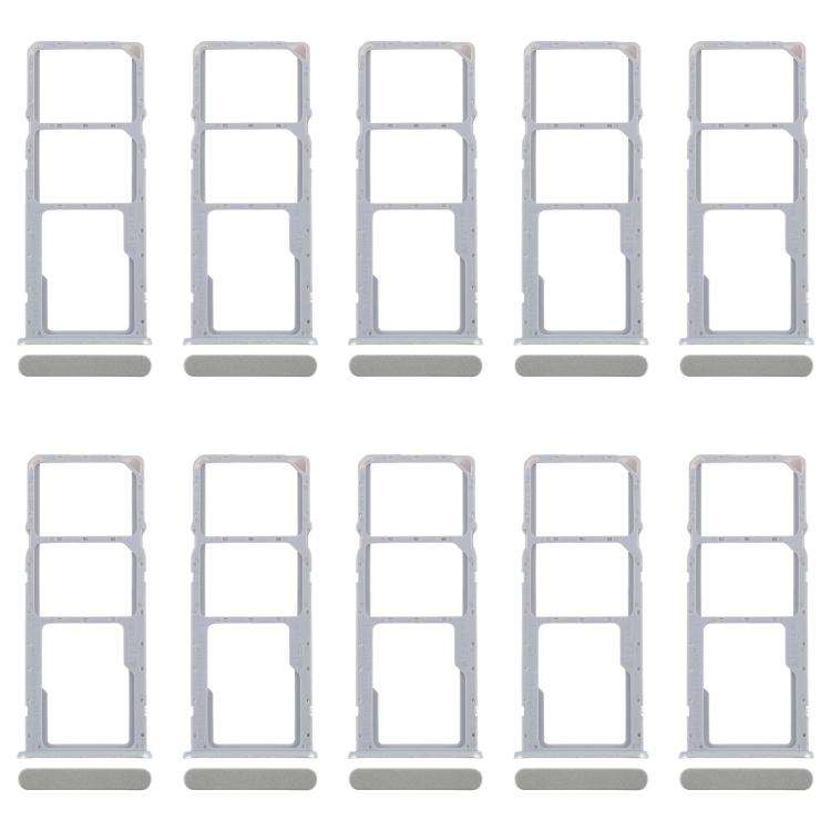 For Realme C63 4G 10pcs Original SIM Card Tray + SIM Card Tray + Micro SD Card Tray, For Realme C...