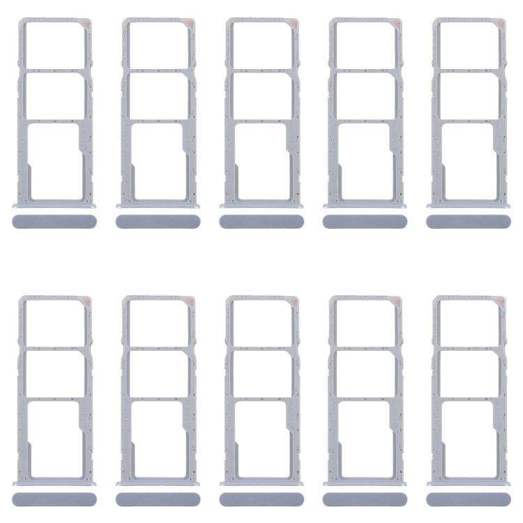 For Realme C63 4G 10pcs Original SIM Card Tray + SIM Card Tray + Micro SD Card Tray, For Realme C...