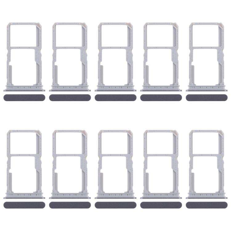For Realme 14x India 10pcs Original SIM Card Tray + SIM Card Tray / Micro SD Card Tray, For Realm...