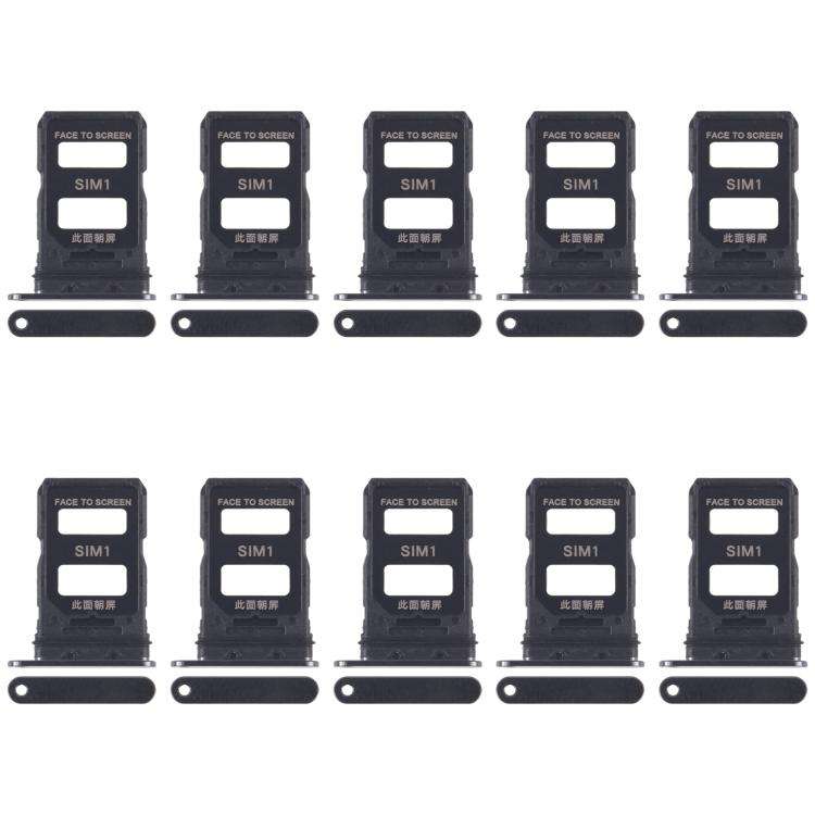 For Xiaomi 14 Pro 10pcs SIM Card Tray + SIM Card Tray, For Xiaomi 14 Pro