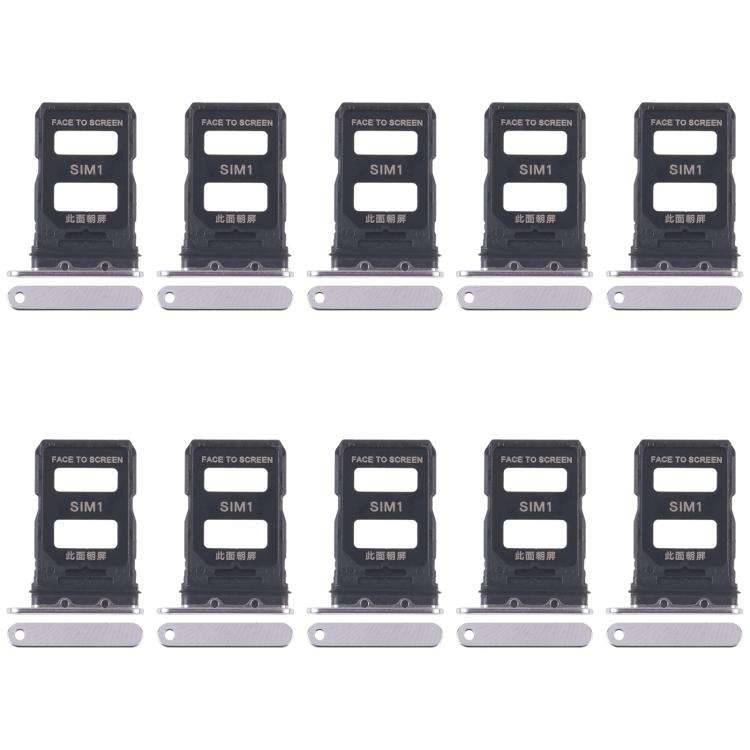 For Xiaomi 14 Pro 10pcs SIM Card Tray + SIM Card Tray, For Xiaomi 14 Pro