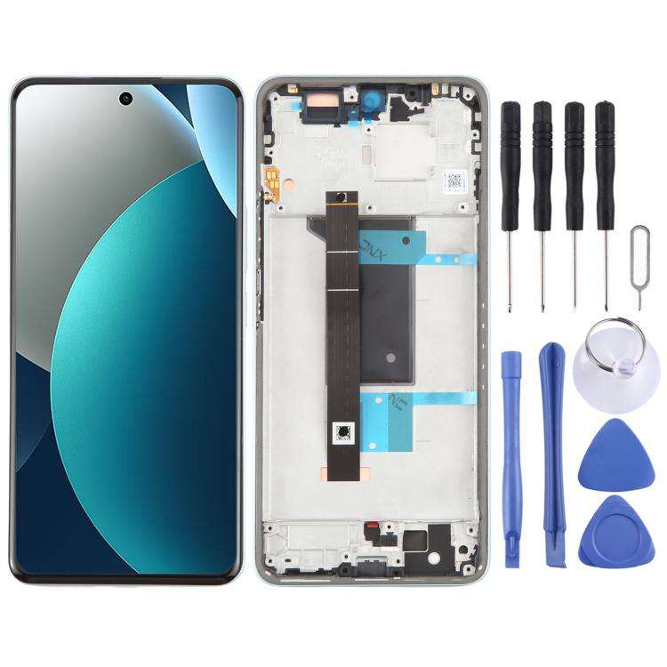 For Xiaomi Redmi Note 15 Pro 4G Original LCD Screen Digitizer Full Assembly with Frame, For Xiaom...