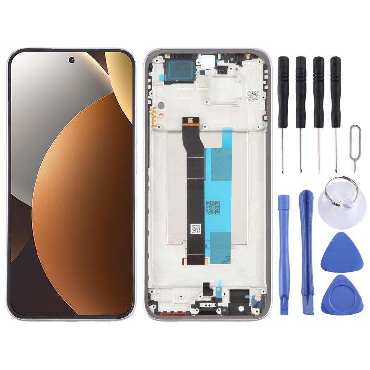 For Xiaomi Redmi Note 15 Pro 5G Original LCD Screen Digitizer Full Assembly with Frame, For Xiaom...
