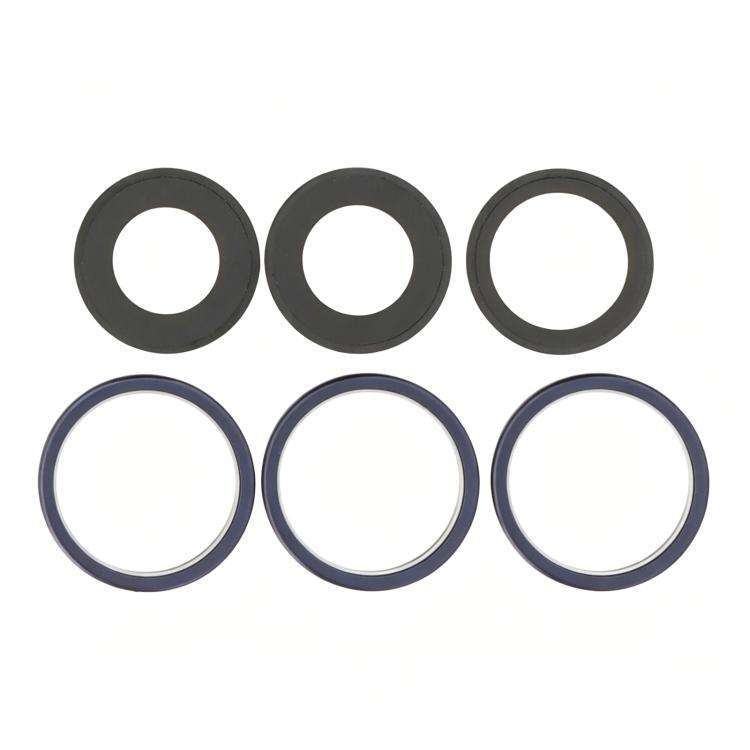 For iPhone 17 Pro Max / 17 Pro Rear Camera Lens Glass With Metal Ring Set, For iPhone 17 Pro / 17...