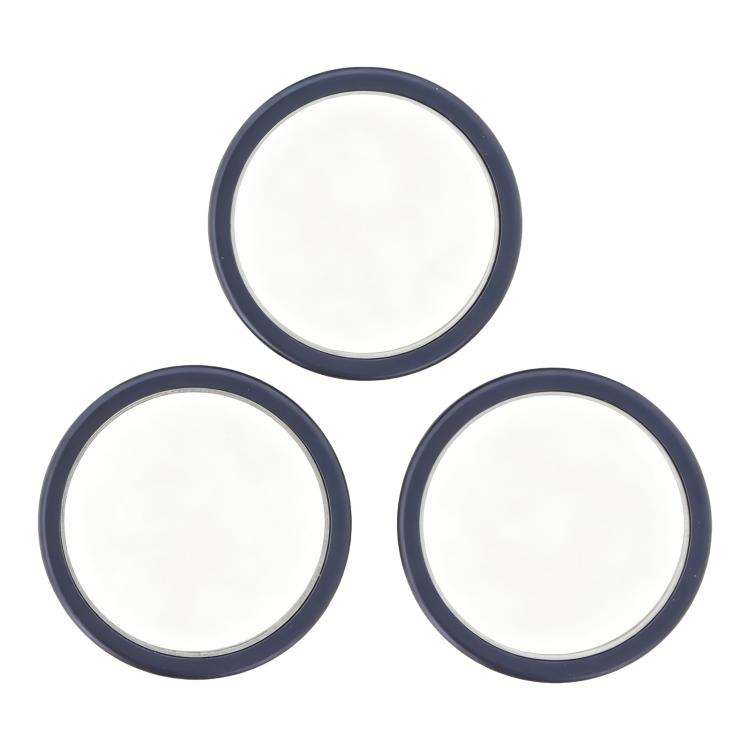 For iPhone 17 Pro Max / 17 Pro 3pcs/set Rear Camera Glass Lens Metal Outside Protector Hoop Ring,...